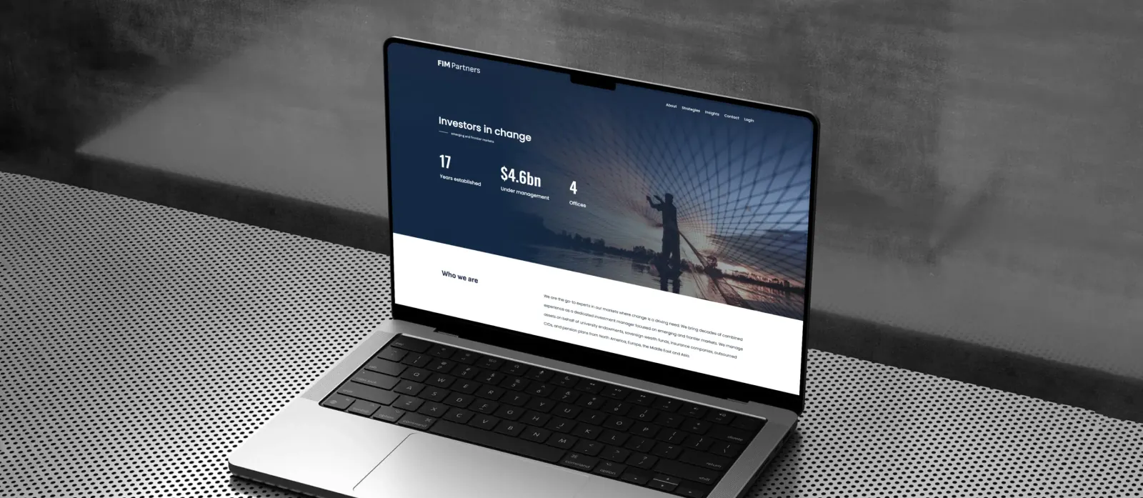 Investor platform redesign for a specialist frontier and emerging markets asset manager.