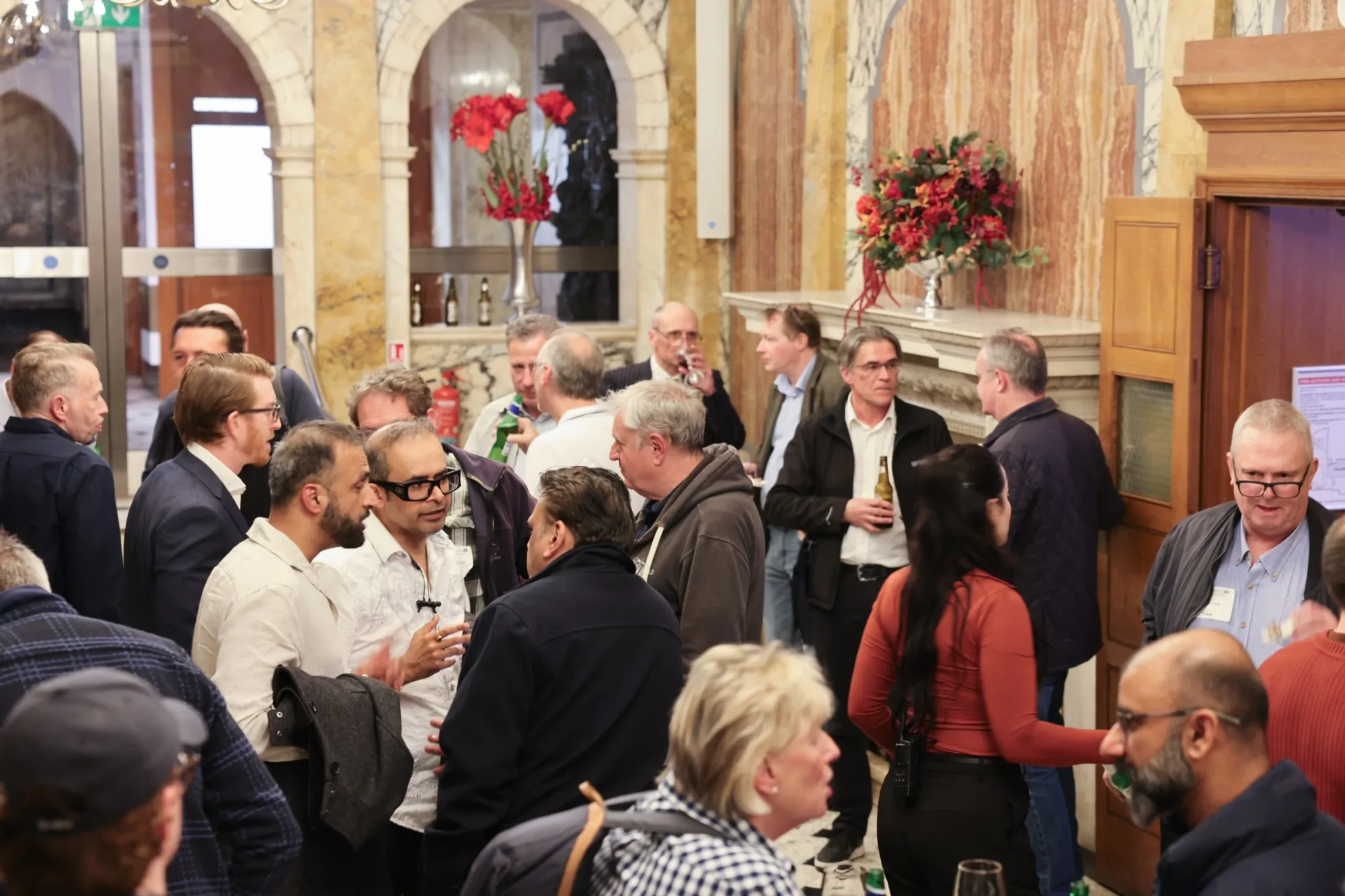 Wide view of the Greatland Resources drinks reception