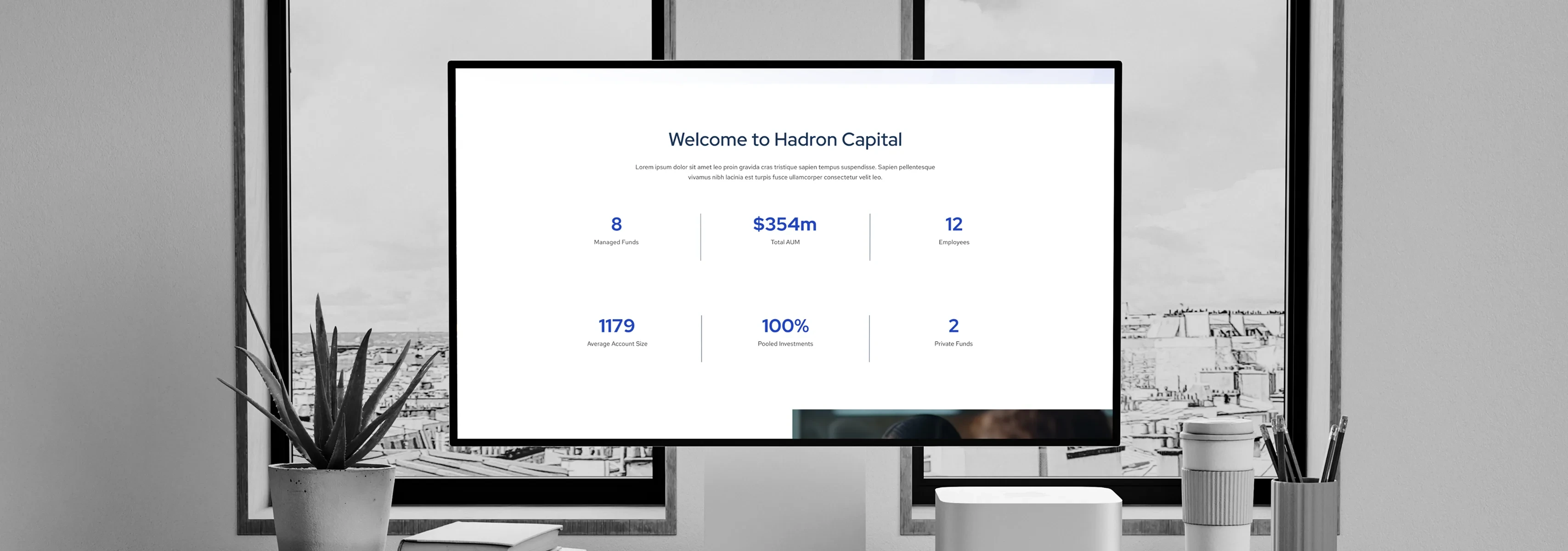 Brand identity and responsive website for a specialist investment manager.