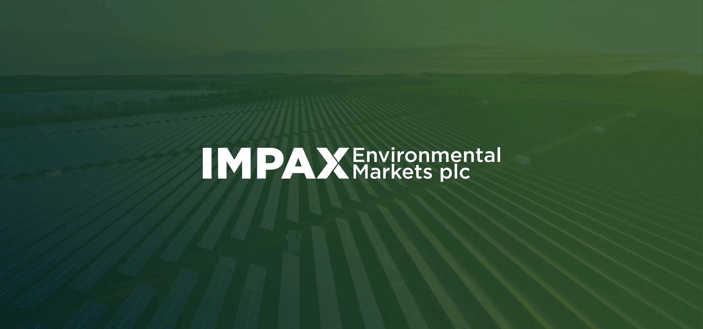 Impax Environmental Markets brand identity